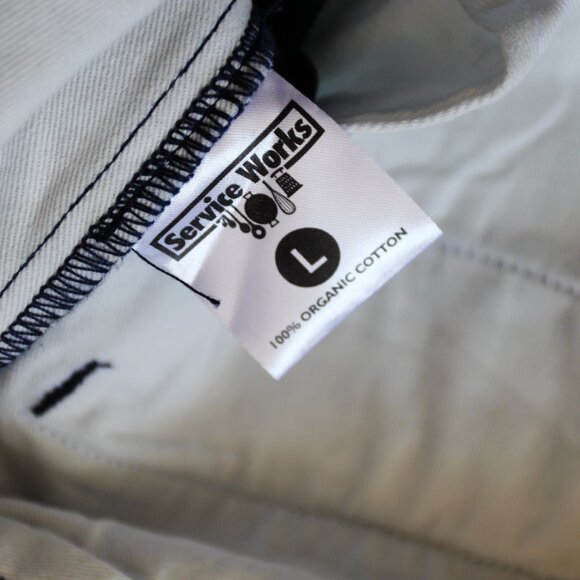 BNWT SS25 SERVICE WORKS DRILL PART TIMER SHORTS S & M & L - Picture 14 of 15